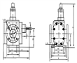 YCB圓弧齒輪泵的安裝尺寸-YCB圓弧齒輪油泵的安裝尺寸-YCB圓弧泵的安裝尺寸
